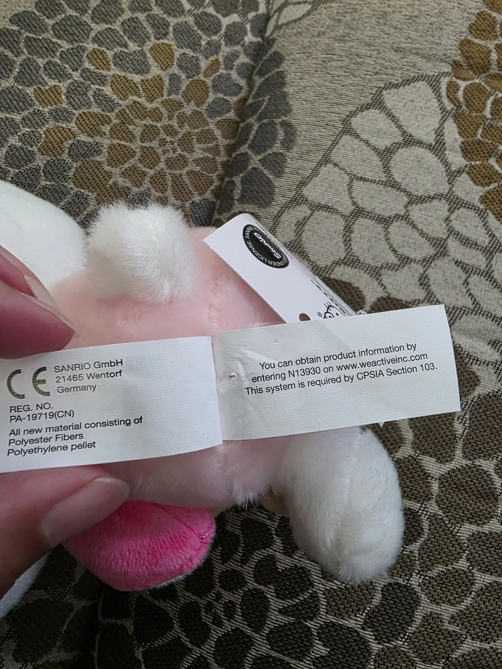 Hello Kitty Plush with Pink Bow & Teddy